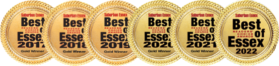 Best of Essex badges for every year from 2017 through 2022