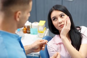 woman at dental appointment